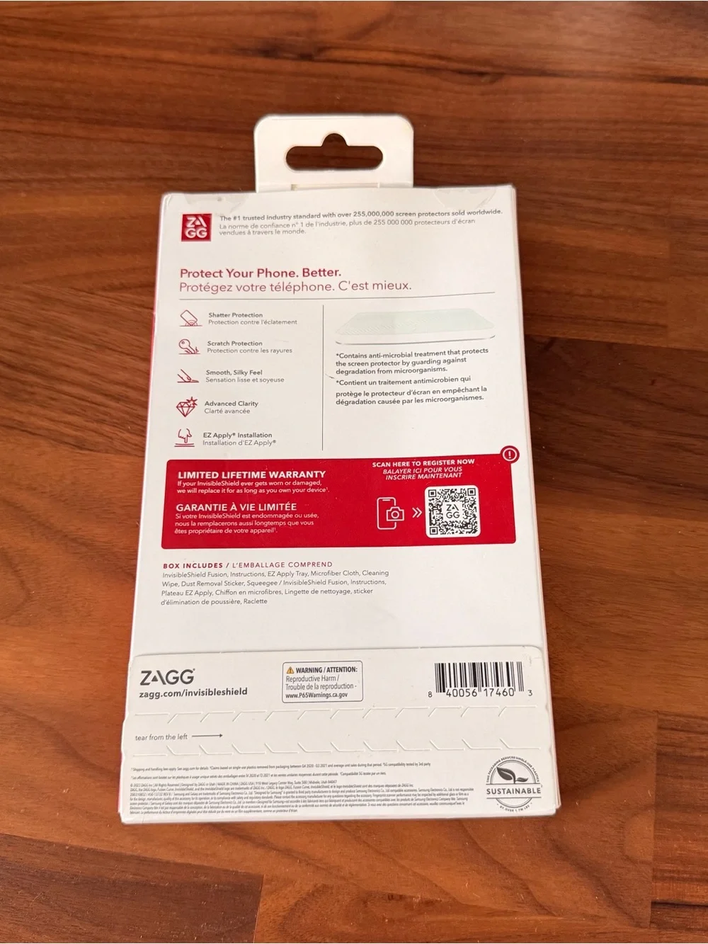 ZAGG Invisible Shield Samsung Galaxy S23 Glass Fusion+Screen Protector